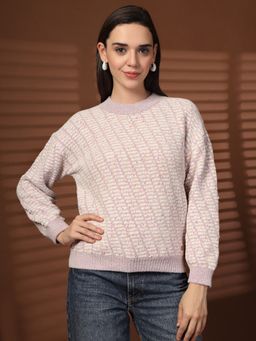 Juelle - Lavender Women Woollen Pullover Sweater