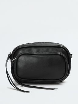 max - Women Solid Sling Bag - Black