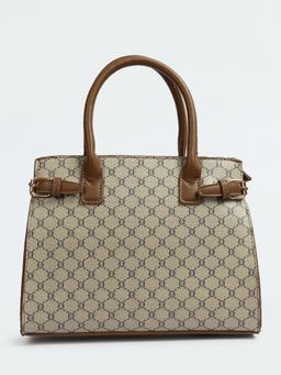 max - Women Printed Handheld Handbag With Detachable Strap - Multi-Color