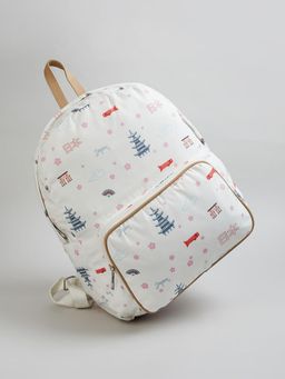max - Women Printed Backpack - Off White