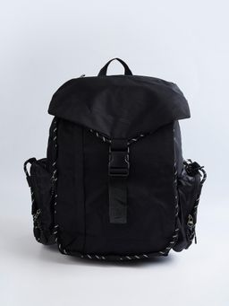 max - Women Solid Backpack - Black
