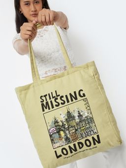 max - Women Printed Shopper Handbag - Beige