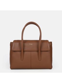 Gioia - Anna Flapover Tote Bag - Tan