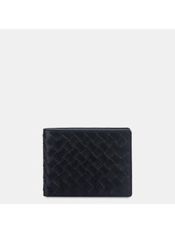 Gioia - Enzo Woven Mini Bifold Wallet - Black