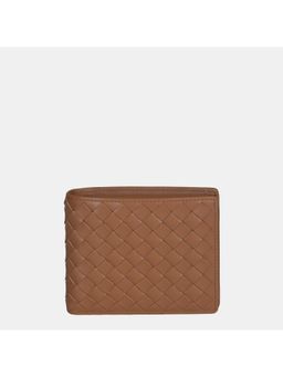 Gioia - Enzo Woven Bifold Wallet - Tan