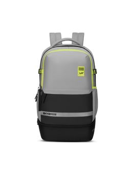 Skybags - Unisex Basecamp Grey 17 Compatible Laptop Backpack