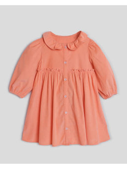 Somersault - Peach Corduroy Dress