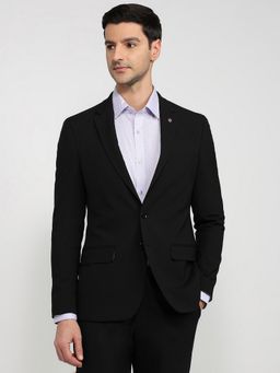 Raymond - Contemporary Fit Solid Black Blazer