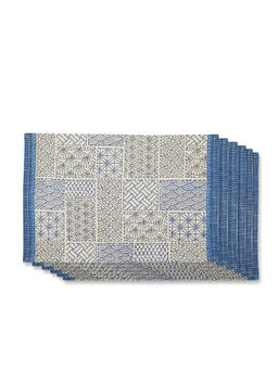 Fabindia - Blue Cotton Neer Printed Mat