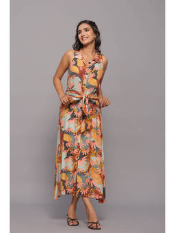 Twenty Dresses by Nykaa Fashion - Floral Print Relaxed Shirt Dress