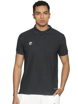Omtex - King Polo T-shirt With Collar, Half Sleeves Grey For Men
