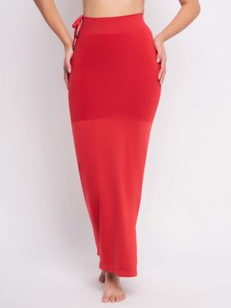 Clovia - Red Drawstring Saree Shapewear