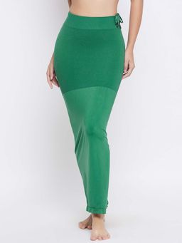 Clovia - Green Drawstring Saree Shapewear