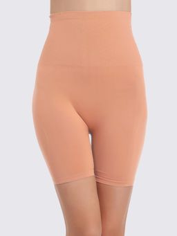 Clovia - 4-In-1 Body Shapewear In Coral Colour