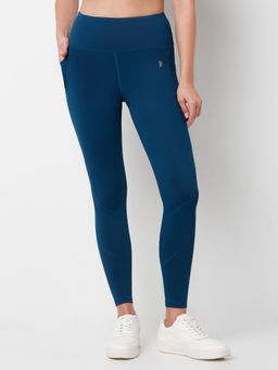 BODD ACTIVE - Momentum Shift Teal Tights