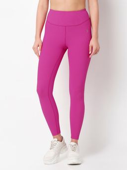 BODD ACTIVE - Pilatespro Pink Rib Tights