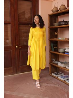 Shibui - Santorini Yellow Kurta and Pant (Set of 2)