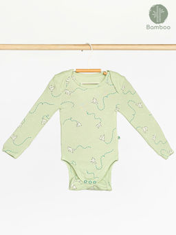 Cocoon Care - Bamboo Muslin Full Sleeve Printed Bodysuit for Babies | Freedom Fighter