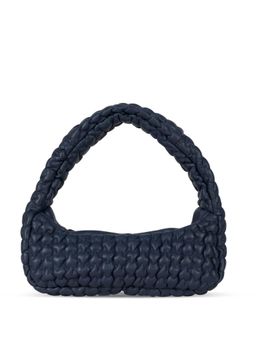 HIE - Textured Sierra Handbag - Midnight Navy