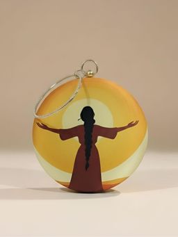 ARTKLIM - Spirit Of Freedom Round Printed Clutch