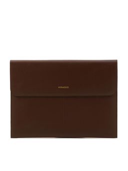 MIRAGGIO - Robbie Laptop Sleeve Bag - Brown (L)