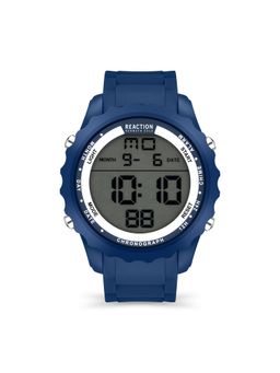 Reaction Kenneth Cole - Digital Men Blue Silicon Strap Hugh Watch KRWGP2191402