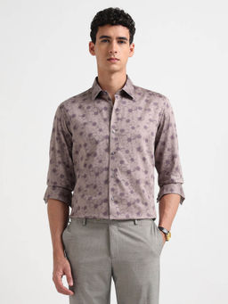 Arrow Newyork - Men Floral Printed Manhattan Slim Fit Shirt