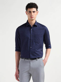 Arrow - Men Manhattan Slim Fit Graph Checked Shirt