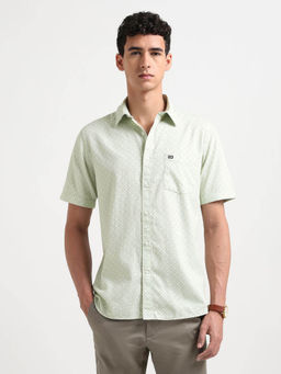 Arrow Sports - Men'S All Over Printed Dobby Shirt