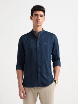 Arrow Sports - Men Vertical Striped Dobby Shirt