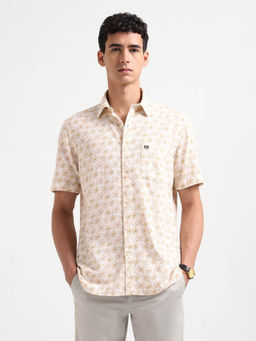 Arrow Sports - Men'S Floral Printed Dobby Shirt