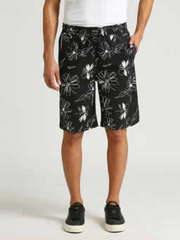 Pepe Jeans - Black All Over Printed Shorts