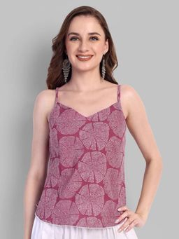 Mera Rang - Cotton Noodle Strap Basic Top