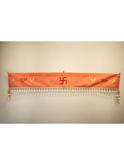 ADYA - Peach Shubh Labh Door Bandarwar