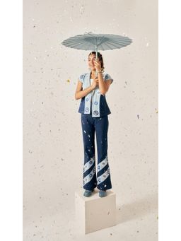 Clothes on my mind - Denim Blue Happi Co-Ord (Set of 2)