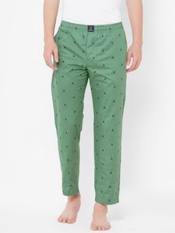 Urban Scottish - Mens Mint Green Cotton Lounge Pants