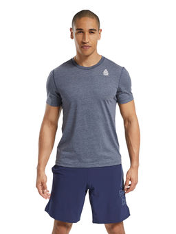 Reebok - Rc Burnout Tee Blue Training T-shirt
