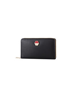 CARPISA - Black Genuine Leather Wallet