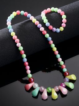 Stol'N - Beaded Necklace With Bracelet- Multi Colour (3-12 Years)