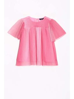 Allen Solly - Girls Pink Stripes Casual Top