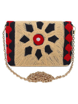 The Purple Sack - Red Dot Clutch