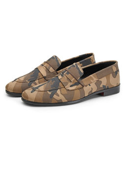 SHUTIQ - Camouflage Rawhide Penny Loafers