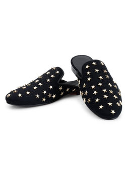 SHUTIQ - Constellation Embroidered Mules