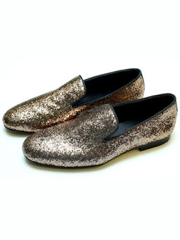 SHUTIQ - Armor Gold Shoes