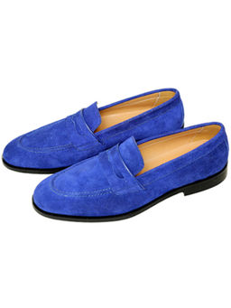 SHUTIQ - Azure Rawhide Blue Shoes