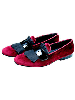 SHUTIQ - Burgundy Coal Fringe