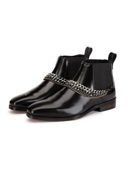 SHUTIQ - Gauche Coal Black Boot