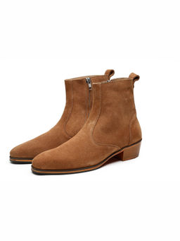 SHUTIQ - Jodhpur Tan Boots