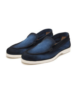 SHUTIQ - Otimo Denim Blue Shoes