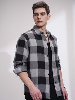 HIGHLANDER - Men Multi-Color Checks Relaxed Fit Shirt